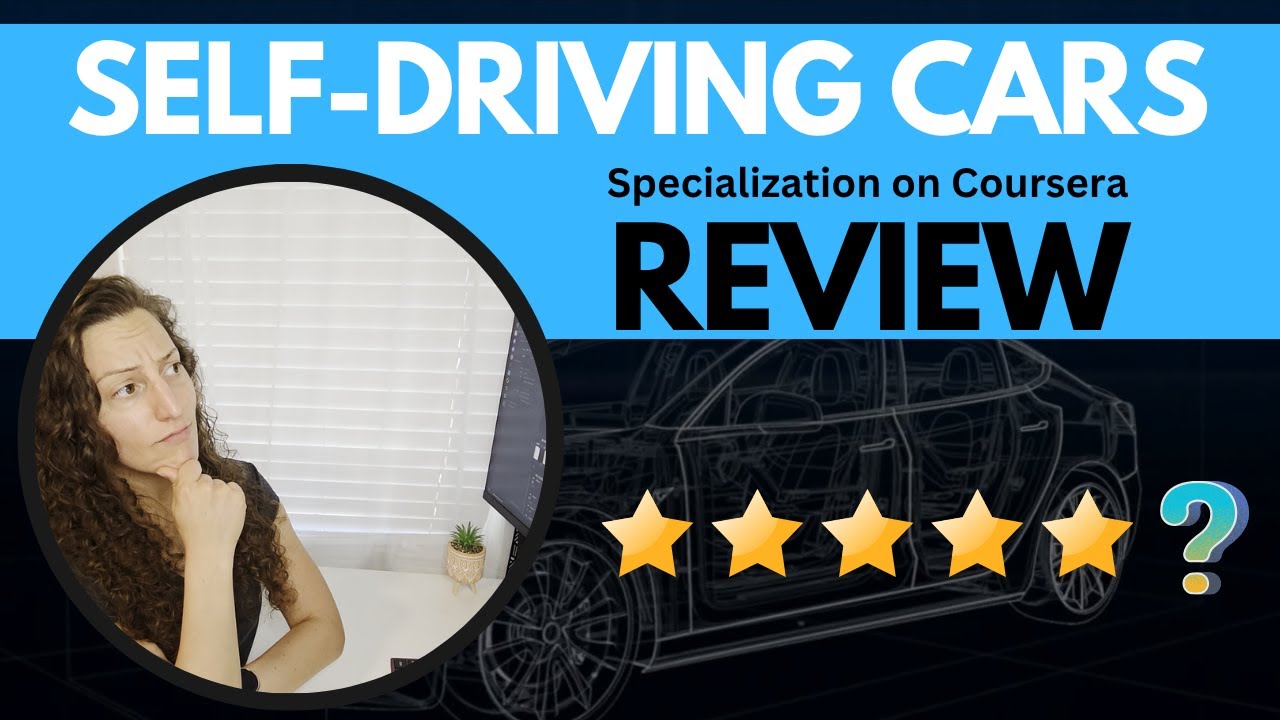 Title frame of the Self-Driving Cars Specialization review video