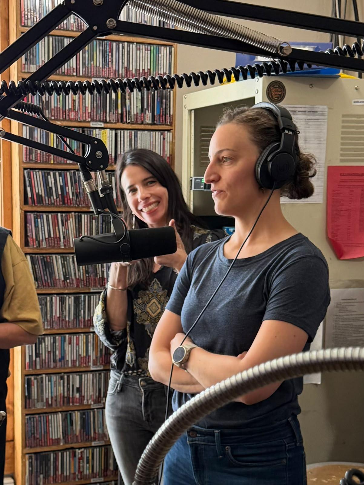 On air at KOTO-FM during the Telluride Neuromorphic AI Workshop